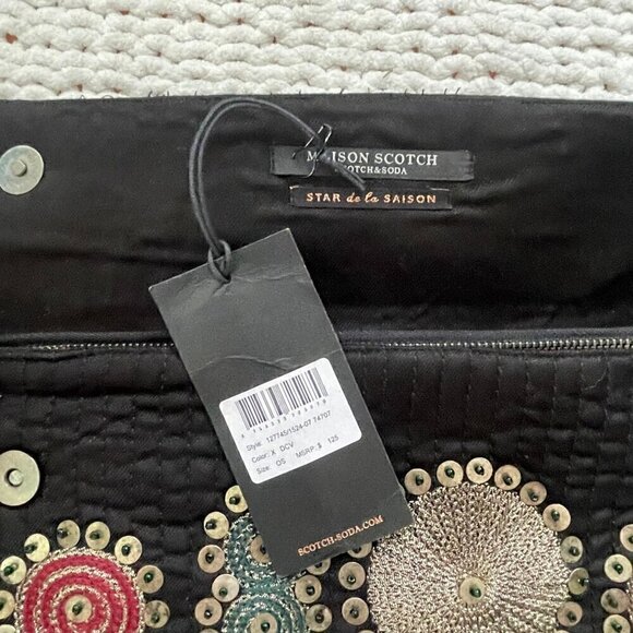 New Maison Scotch Beaded Clutch Bag - Picture 4 of 4